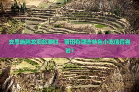莆田去恩施腾龙洞旅游小吃