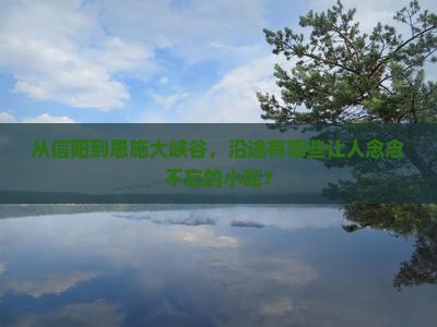 信阳去恩施大峡谷旅游小吃 信阳去恩施大峡谷旅游小吃