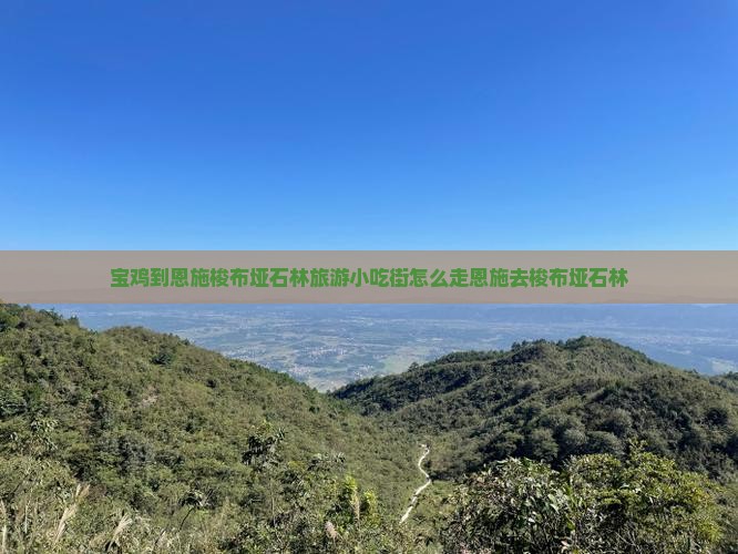 宝鸡到恩施梭布垭石林旅游小吃