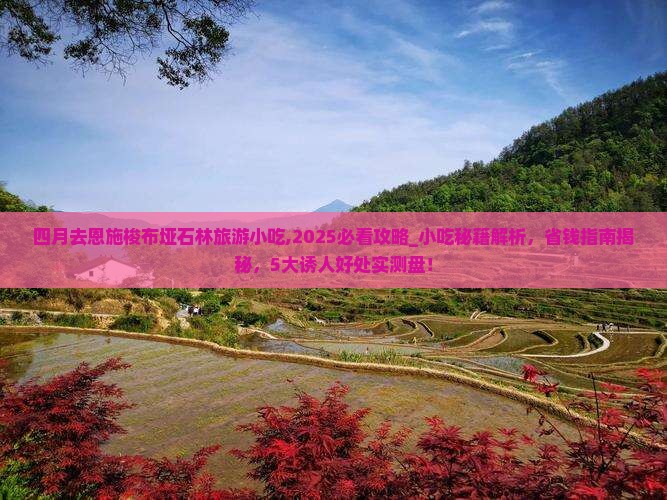 四月去恩施梭布垭石林旅游小吃