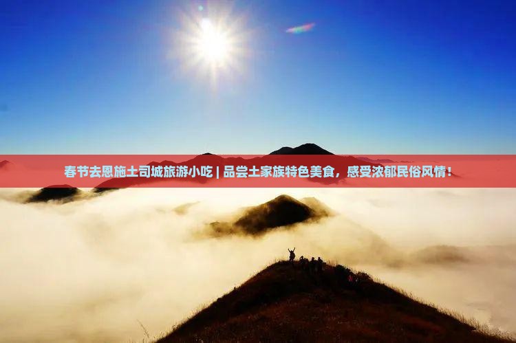 春节去恩施土司城旅游小吃
