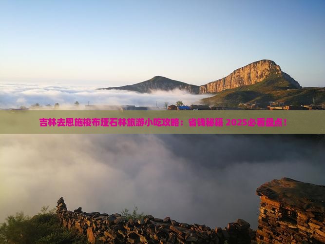 吉林去恩施梭布垭石林旅游小吃