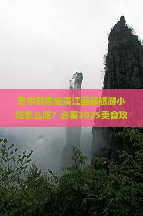 晋中到恩施清江画廊旅游小吃