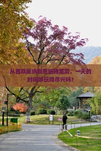 西双版纳到恩施腾龙洞一日