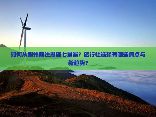 赣州到恩施七星寨旅行社