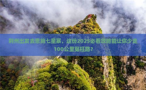 荆州去恩施七星寨旅行社