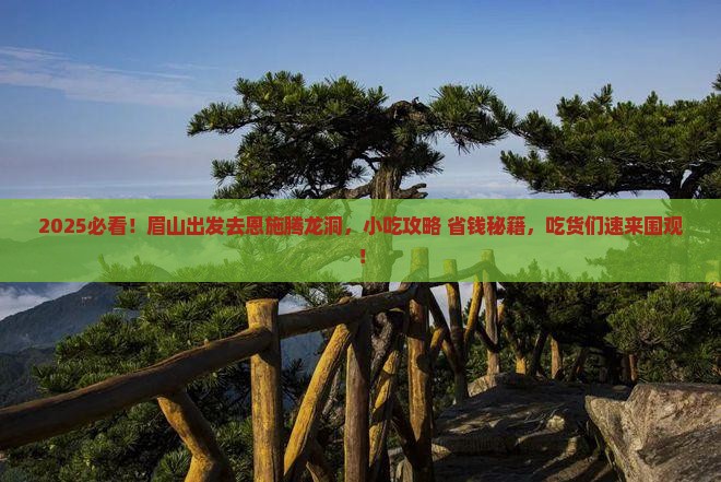 眉山到恩施腾龙洞旅游小吃