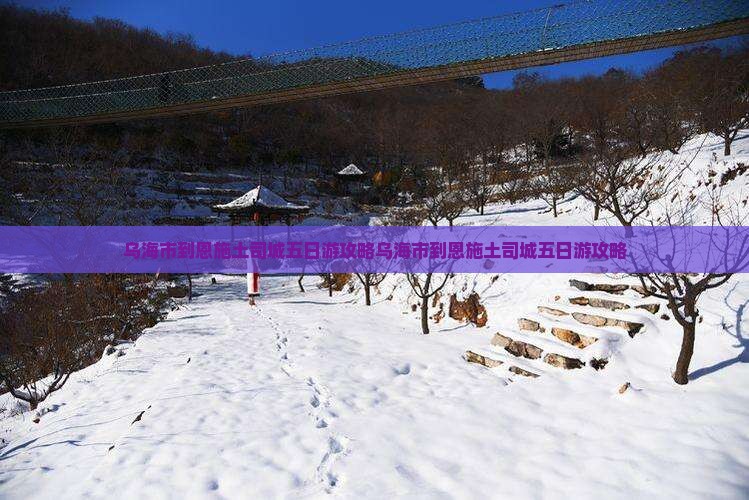 乌海市到恩施土司城五日游