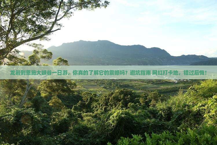 龙岩到恩施大峡谷一日