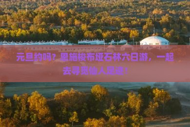 元旦到恩施梭布垭石林六日游