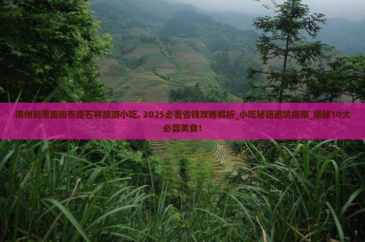 滨州到恩施梭布垭石林旅游小吃