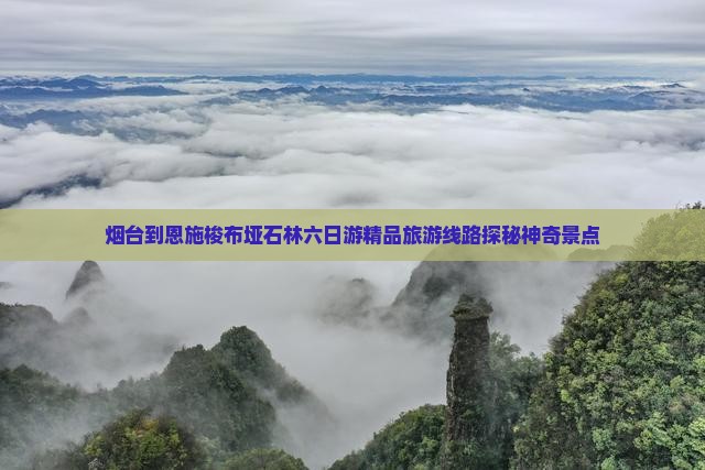烟台到恩施梭布垭石林六日游