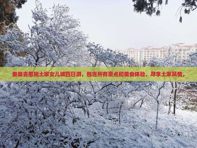 娄底去恩施土家女儿城四日游