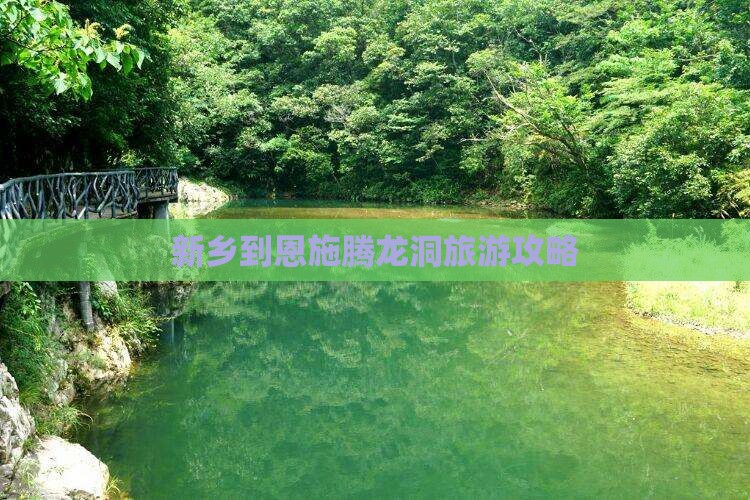 新乡到恩施腾龙洞自由团