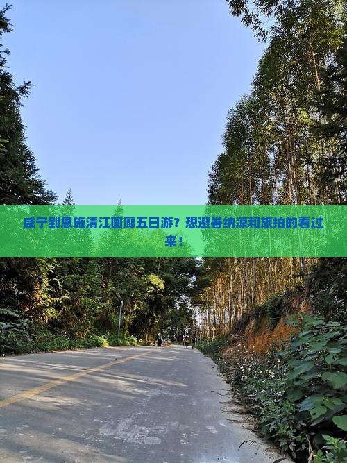 咸宁到恩施清江画廊五日游