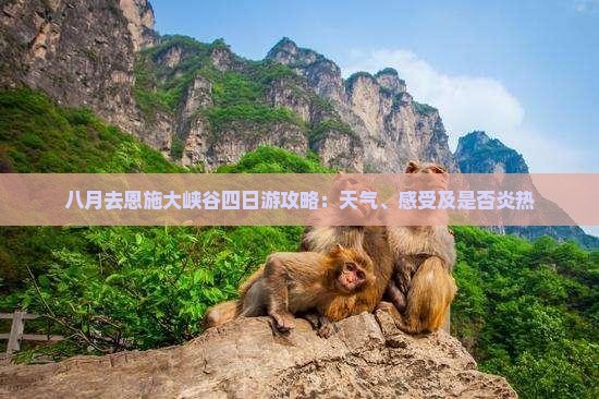 八月去恩施大峡谷四日游
