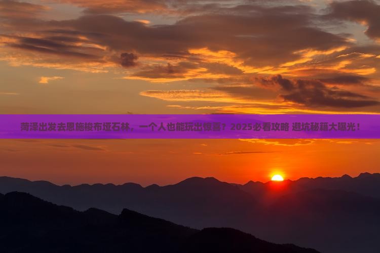 菏泽去恩施梭布垭石林个人游