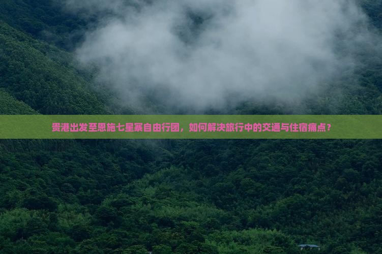 贵港去恩施七星寨自由团