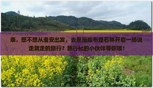 淮安到恩施梭布垭石林旅行社