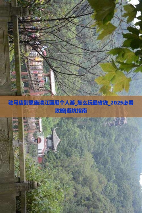 驻马店到恩施清江画廊个人游