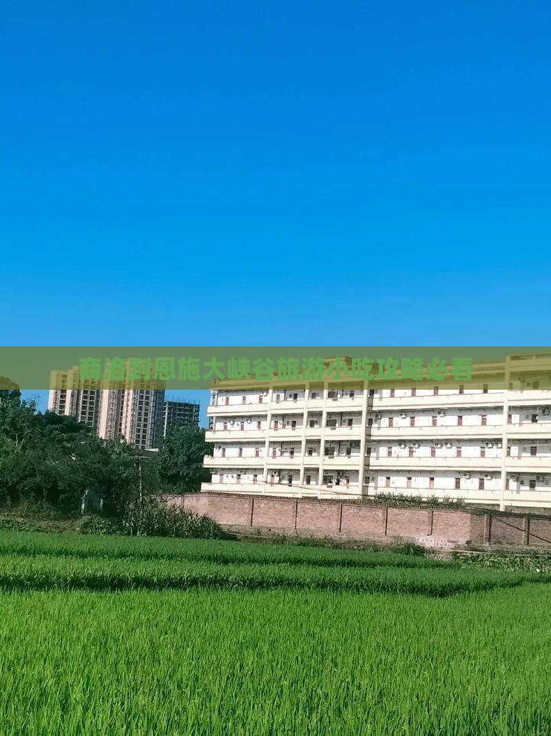 商洛到恩施大峡谷旅游小吃 商洛到恩施大峡谷旅游小吃