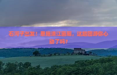 石河子到恩施清江画廊大型旅游团