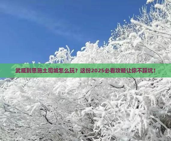 武威到恩施土司城必去地