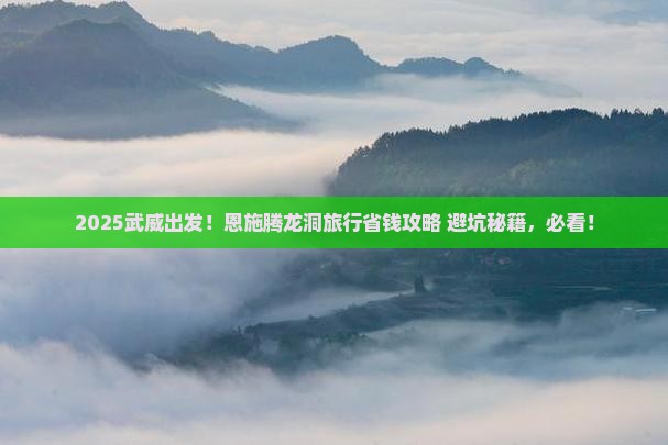 武威到恩施腾龙洞旅行社