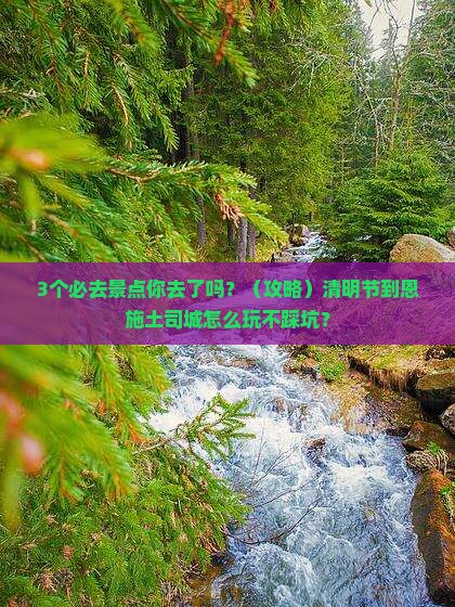 清明节到恩施土司城必去地