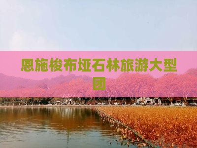 恩施去恩施梭布垭石林大型旅游团