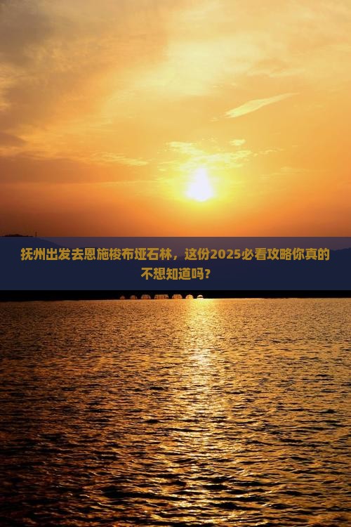 抚州去恩施梭布垭石林团体旅游