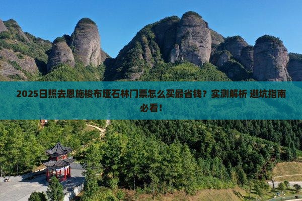 日照去恩施梭布垭石林门票