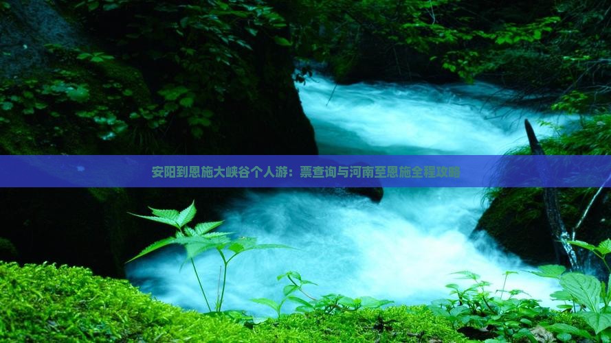 安阳到恩施大峡谷个人游：票查询与河南至恩施全程攻略
