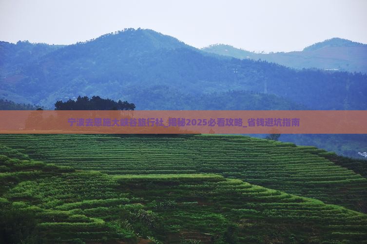 宁波去恩施大峡谷旅行社