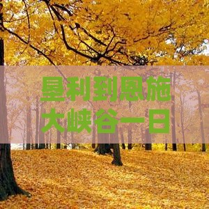 垦利到恩施大峡谷一日