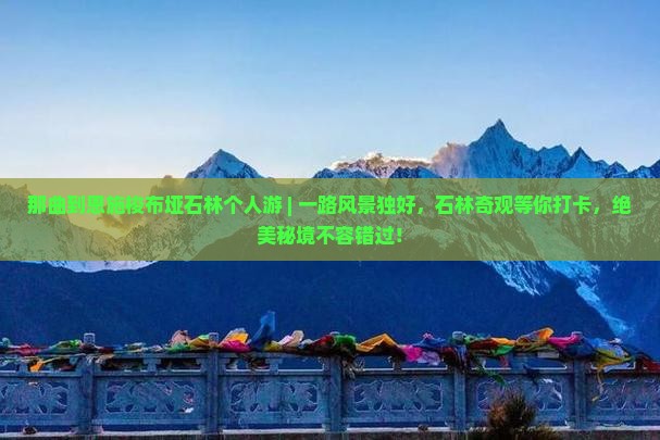 那曲到恩施梭布垭石林个人游