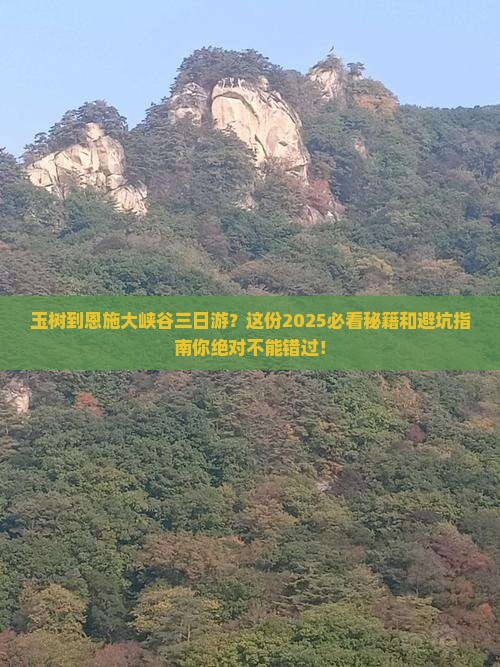 玉树到恩施大峡谷三日游