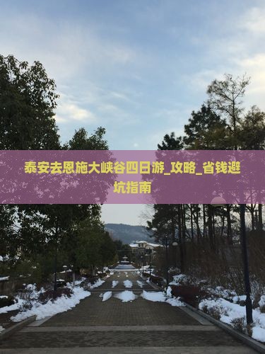 泰安去恩施大峡谷四日游
