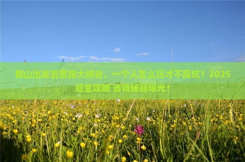 鞍山到恩施大峡谷个人游