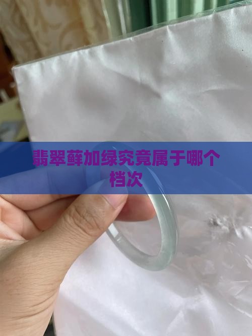 翡翠藓加绿究竟属于哪个档次