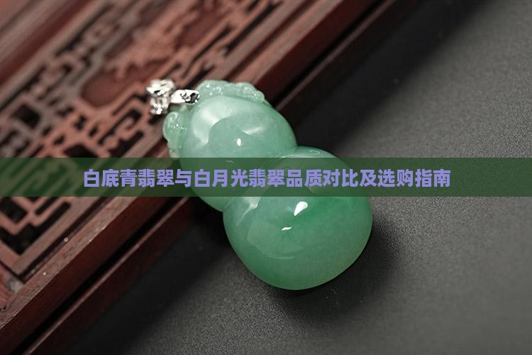 白底青翡翠与白月光翡翠品质对比及选购指南