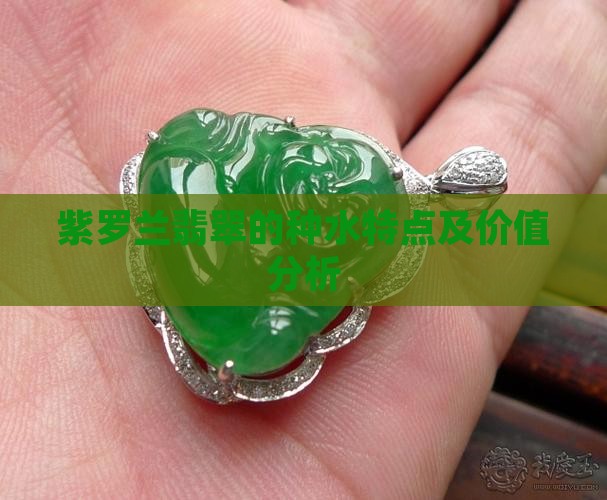紫罗兰翡翠的种水特点及价值分析