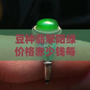 豆种翡翠阳绿价格赤少钱每克
