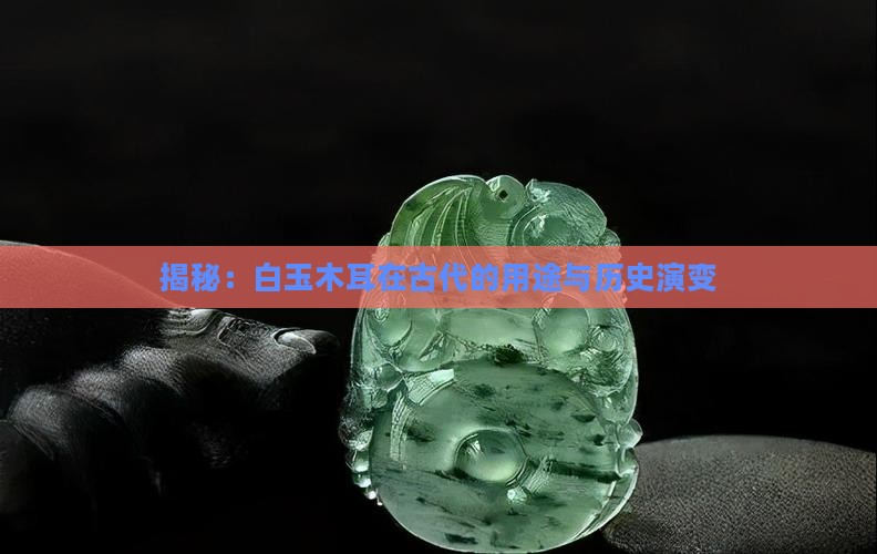 揭秘：白玉木耳在古代的用途与历史演变