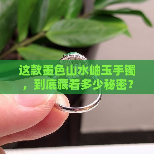 岫玉半山水黑色手镯值钱吗