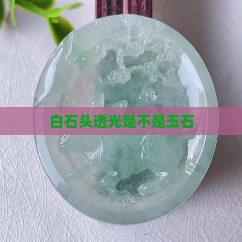 白石头透光是不是玉石