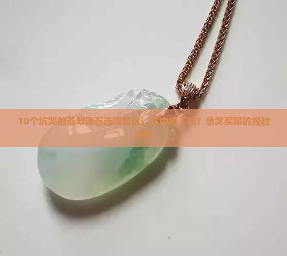 翡翠原石什么坑种