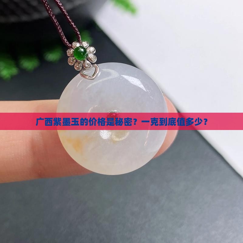 广西紫墨玉多少钱一克