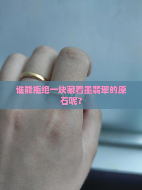 墨翡翠原石