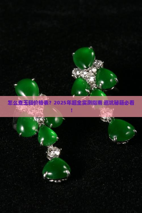 怎么样查询玉髓价格表
